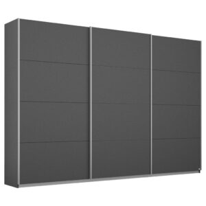 KAST MET SCHUIFDEUREN, grijs