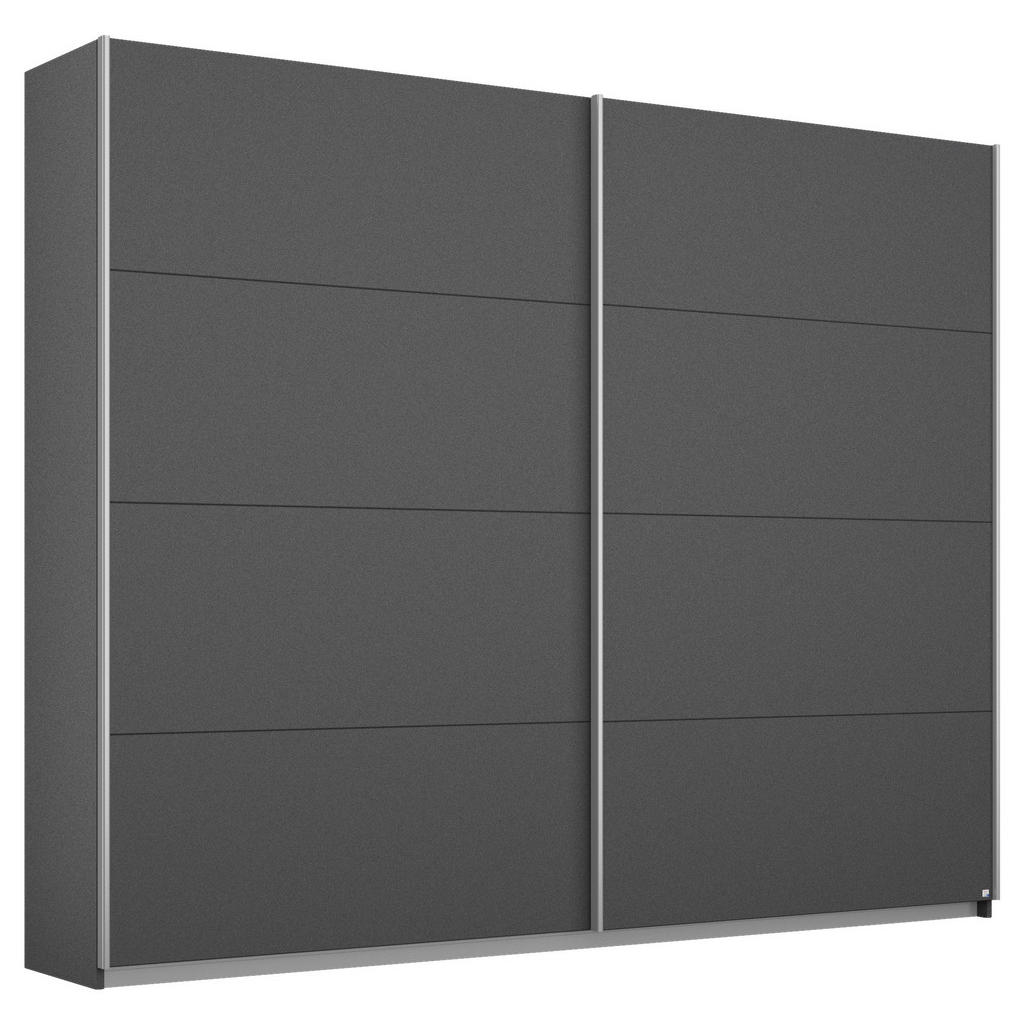 KAST MET SCHUIFDEUREN, grijs