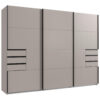 KAST MET SCHUIFDEUREN, wit, grijswit