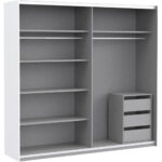 KAST MET SCHUIFDEUREN, wit thumbnail 4