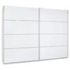 KAST MET SCHUIFDEUREN, wit