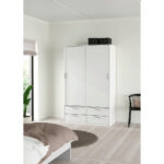 KAST MET SCHUIFDEUREN, wit thumbnail 2