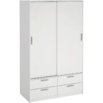 KAST MET SCHUIFDEUREN, wit thumbnail 1