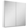 KAST MET SCHUIFDEUREN, zilverkleur, wit
