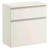 KAST MET KLEPPEN VOOR SCHOEN wit, zilverkleur