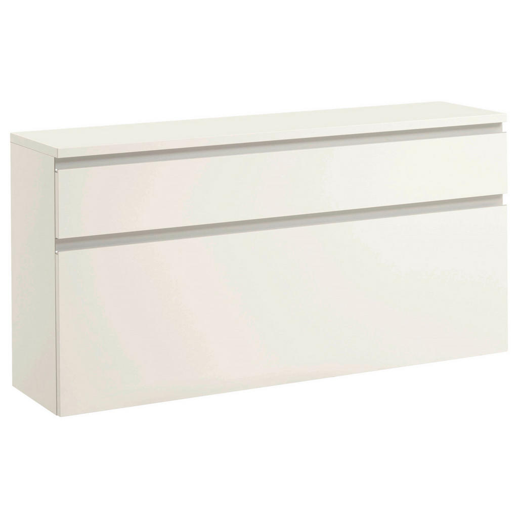 KAST MET KLEPPEN VOOR SCHOEN wit, zilverkleur