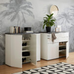 SCHOENENKAST wit, eikenkleur thumbnail 5