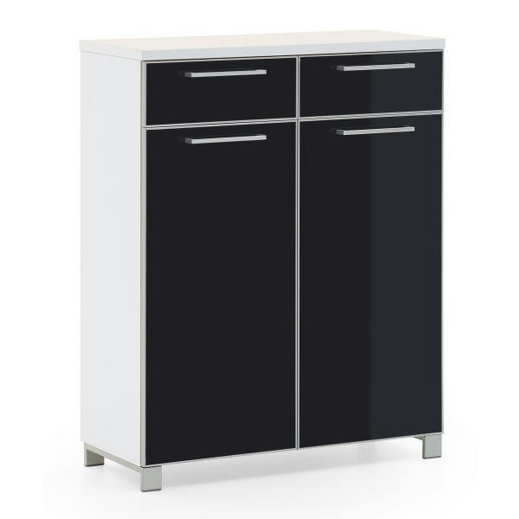 SCHOENENKAST antraciet, wit