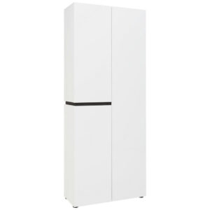 SCHOENENKAST antraciet, wit