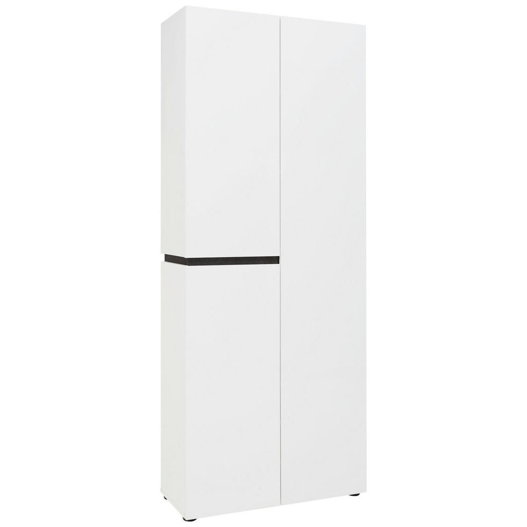 SCHOENENKAST antraciet, wit