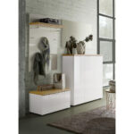 SCHOENENKAST wit, eikenkleur thumbnail 2