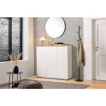 SCHOENENKAST wit, ambachtelijk eikenhout thumbnail 6