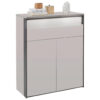 SCHOENENKAST zwart, beige