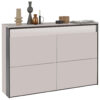 SCHOENENKAST zwart, beige
