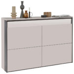 SCHOENENKAST zwart, beige thumbnail 1