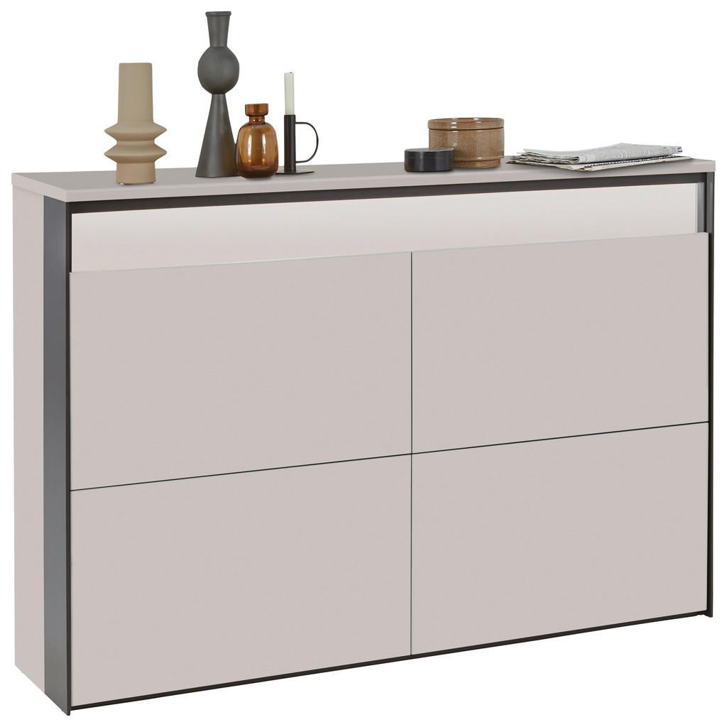 SCHOENENKAST zwart, beige