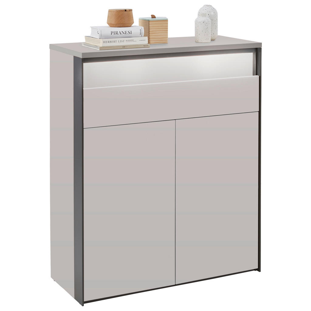 SCHOENENKAST zwart, beige