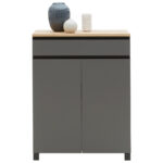 SCHOENENKAST gefineerd grijs, eikenkleur thumbnail 7