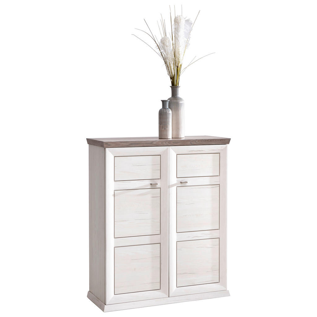 SCHOENENKAST grijs, wit