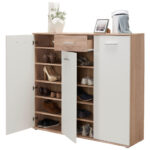 SCHOENENKAST wit, sonoma eiken thumbnail 3
