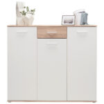 SCHOENENKAST wit, sonoma eiken thumbnail 5