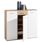 SCHOENENKAST wit, sonoma eiken thumbnail 6