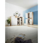 SCHOENENKAST wit, eikenkleur thumbnail 5