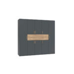 GARDEROBE, grafietkleur, ambachtelijk eikenhout thumbnail 1