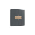 GARDEROBE, grafietkleur, ambachtelijk eikenhout thumbnail 1