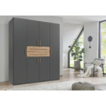 GARDEROBE, grafietkleur, ambachtelijk eikenhout thumbnail 3