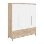 GARDEROBE, wit, eikenkleur thumbnail 1
