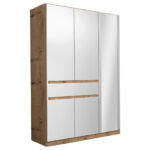GARDEROBE, wit, ambachtelijk eikenhout thumbnail 1