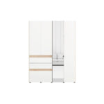 GARDEROBE, wit, ambachtelijk eikenhout thumbnail 1