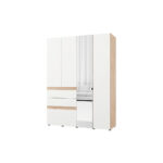 GARDEROBE, wit, ambachtelijk eikenhout thumbnail 5