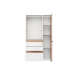 GARDEROBE, wit, ambachtelijk eikenhout thumbnail 2