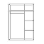 GARDEROBE, wit, hoogglans, wit thumbnail 2