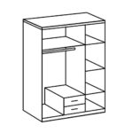 GARDEROBE, grafietkleur, ambachtelijk eikenhout thumbnail 3