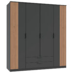 GARDEROBE, grafietkleur, ambachtelijk eikenhout thumbnail 1