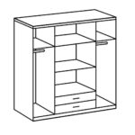 GARDEROBE, grafietkleur, ambachtelijk eikenhout thumbnail 3