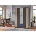 GARDEROBE, grafietkleur, ambachtelijk eikenhout thumbnail 2