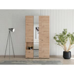 GARDEROBE, ambachtelijk eikenhout thumbnail 2