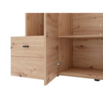 GARDEROBE, ambachtelijk eikenhout thumbnail 3