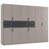 GARDEROBE, kleuren grafiet, grijs, sahara