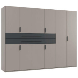 GARDEROBE, kleuren grafiet, grijs, sahara