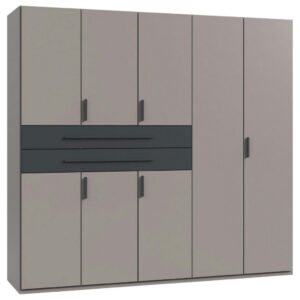 GARDEROBE, kleuren grafiet, grijs, sahara