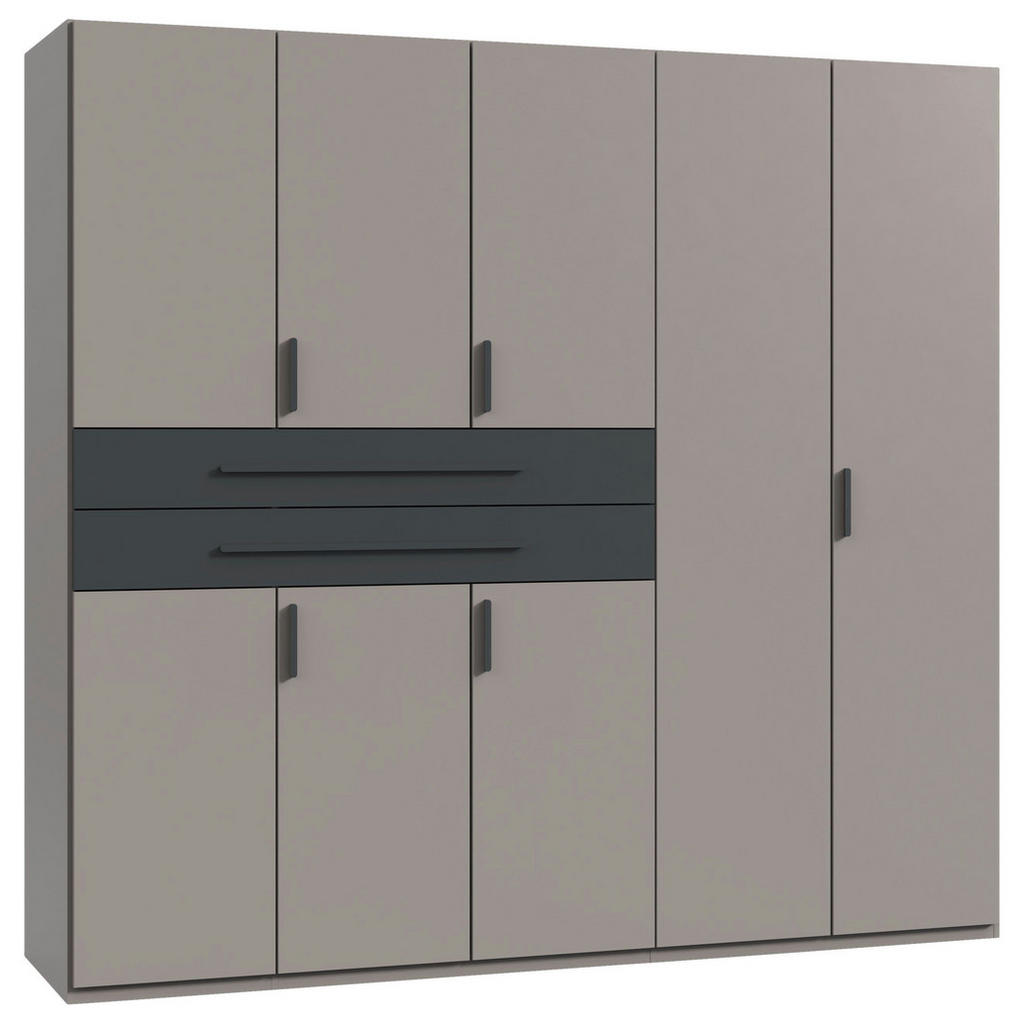 GARDEROBE, kleuren grafiet, grijs, sahara