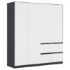GARDEROBE, grijs, wit