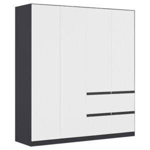 GARDEROBE, grijs, wit