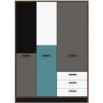 GARDEROBE, grijs, groen, zwart, wit, eikenkleur thumbnail 4