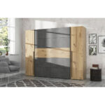 GARDEROBE, grijs, ambachtelijk eikenhout thumbnail 2